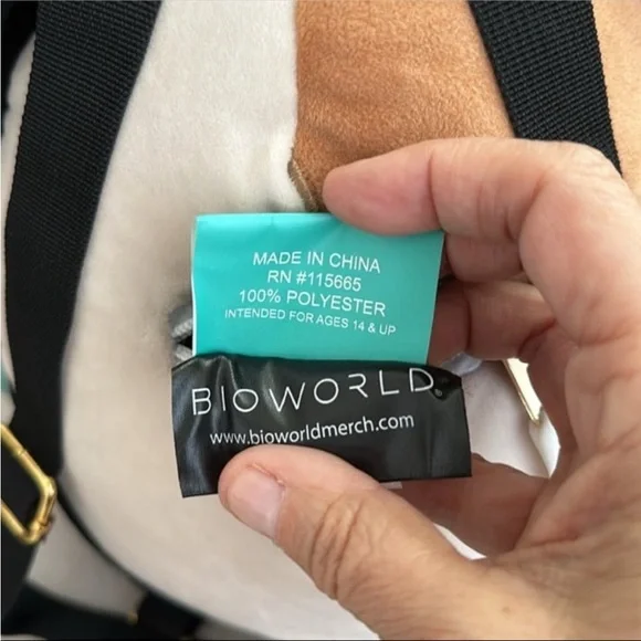 SQUISHMALLOW CAM THE CAT 12" BACKPACK PLUSH TOY NEW WITH TAG - Picture 8 of 11